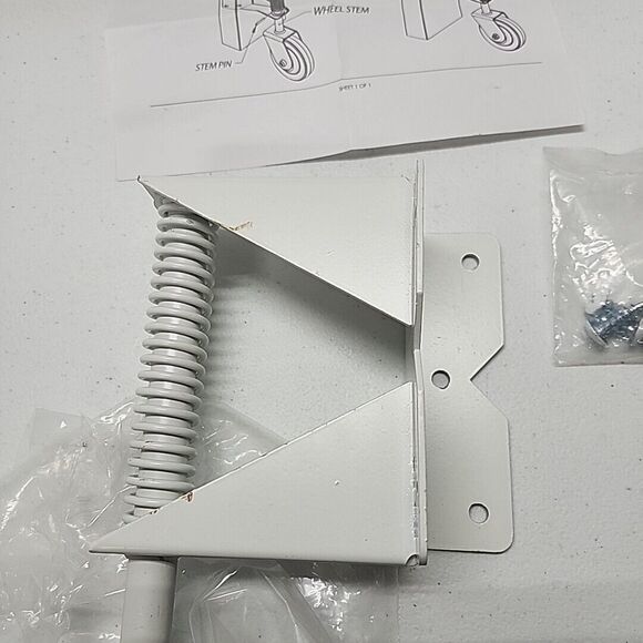 4 Inch Gate Wheel Gate Caster Kit with Spring Loaded for Wooden Fences, Heavy Du - Picture 13 of 13